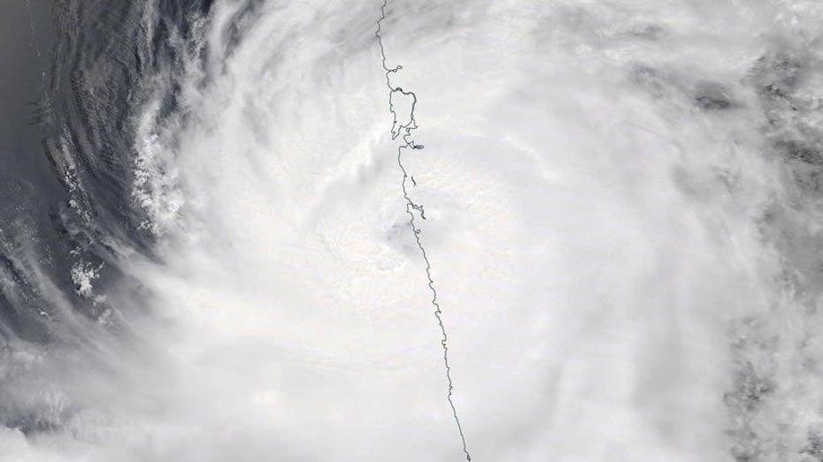 MODIS image of Nisarga, 8Z 6/3/20
