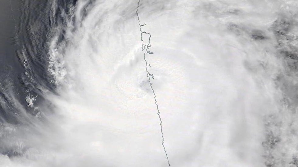 MODIS image of Nisarga, 8Z 6/3/20