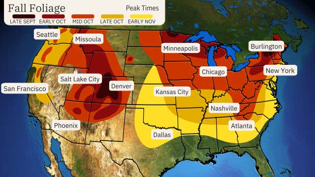 Fall Foliage Map Tracker | Weather.com