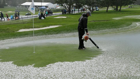 California Hailstorm Delays Final Round Of Pebble Beach