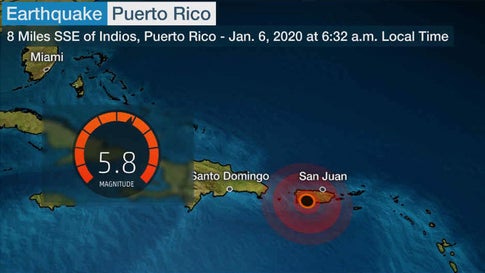 Image result for puerto rico earthquake