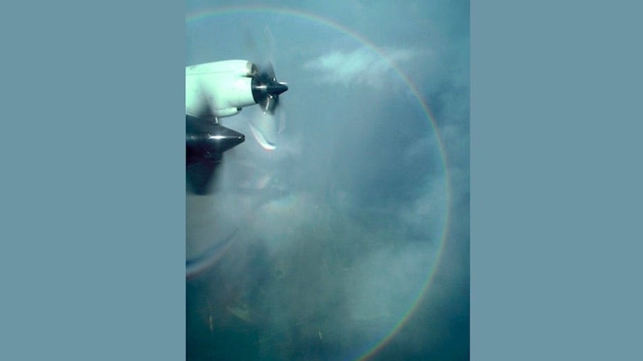 Introductory image of 360-degree rainbow from first blog post by Dr. Jeff Masters