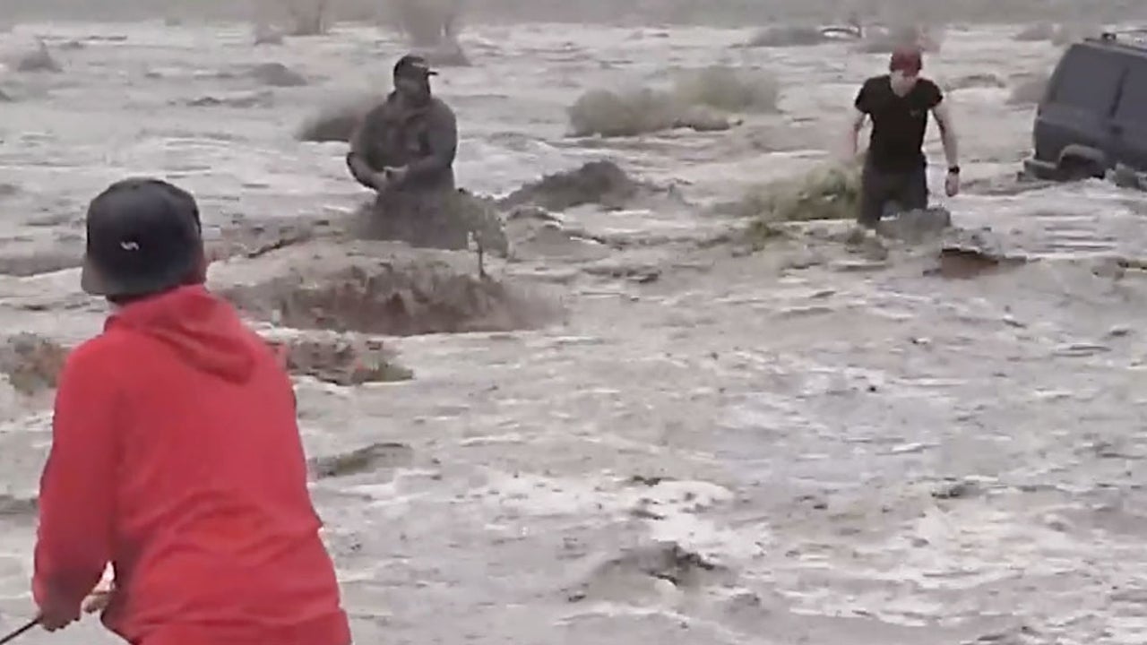 Heroic Rescue From California Flash Flood The Weather