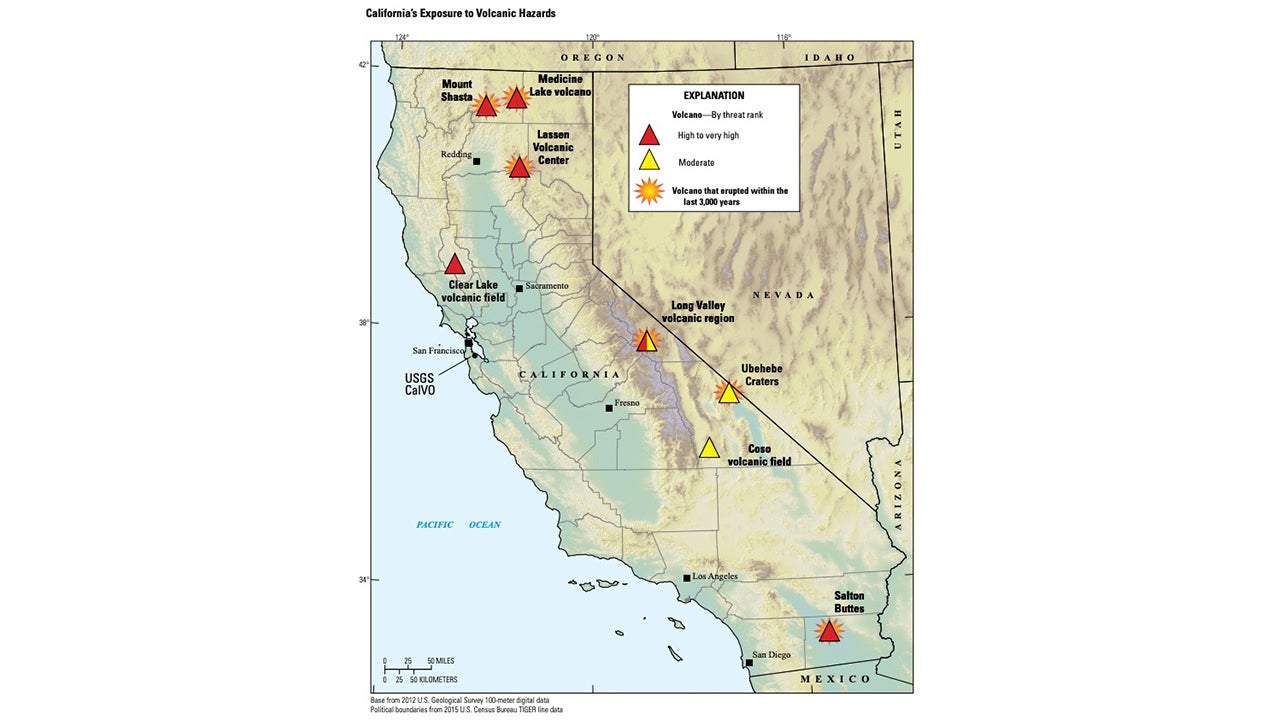 California's Real Volcano Threat Revealed in New USGS Report The