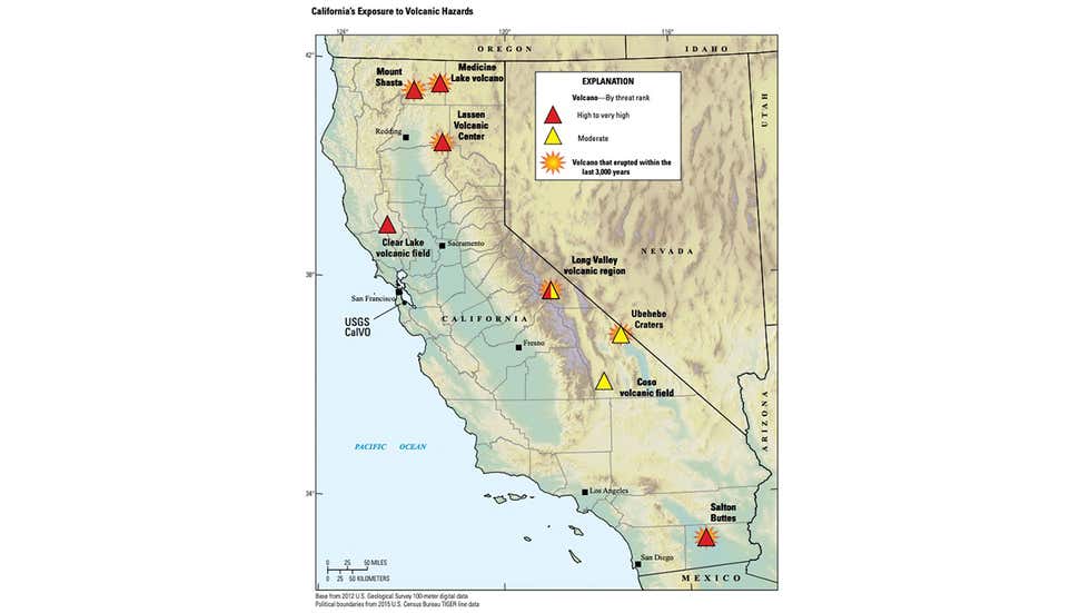 California's Real Volcano Threat Revealed in New USGS Report | The ...