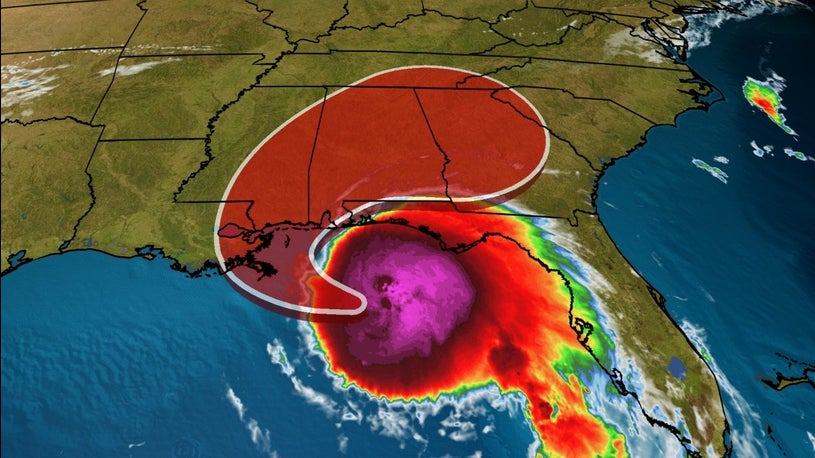 Sally Rapidly Intensifies to a Category 1 Hurricane with 90mph Winds