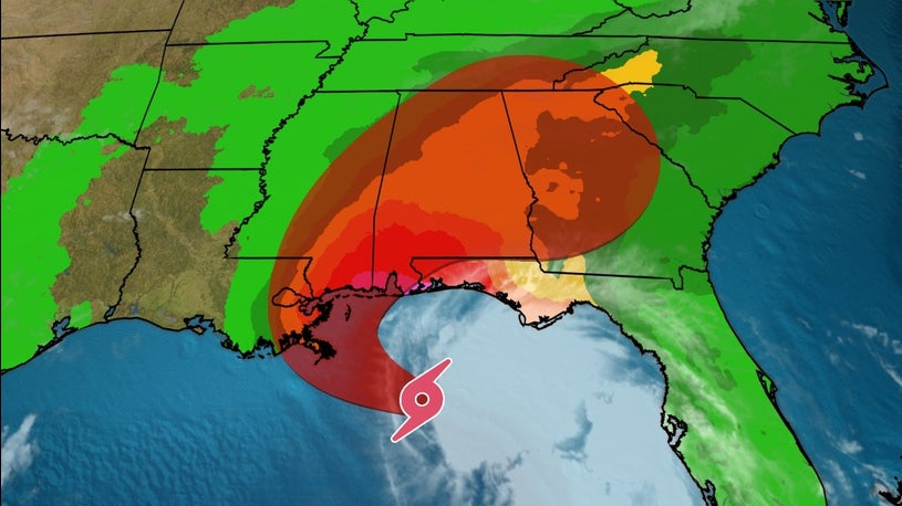 Tropical Storm Sally Churns Through Northern Gulf