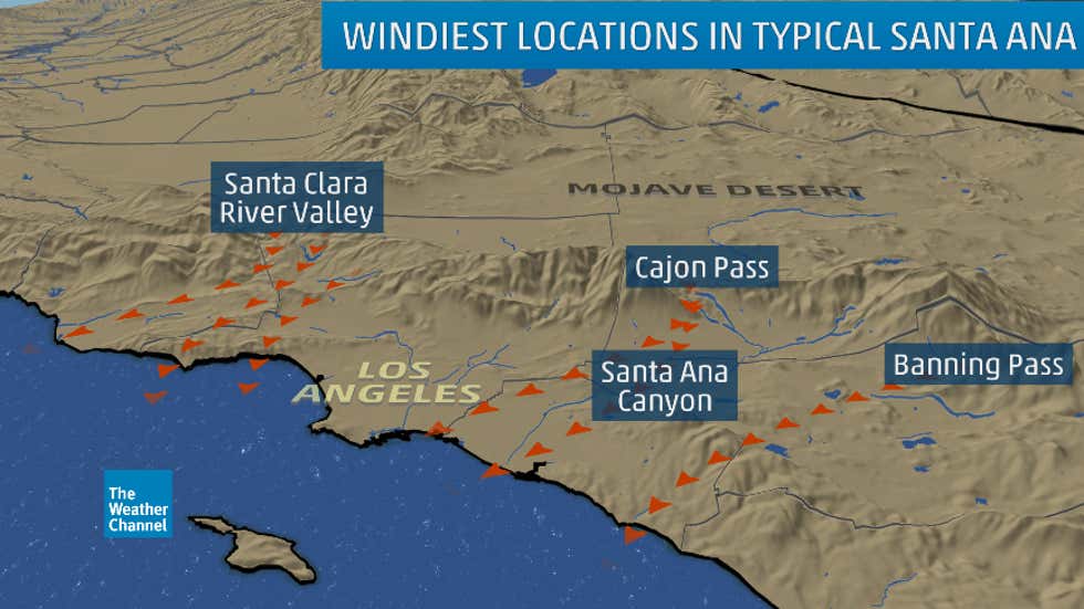 The Science Behind Santa Ana Winds | The Weather Channel