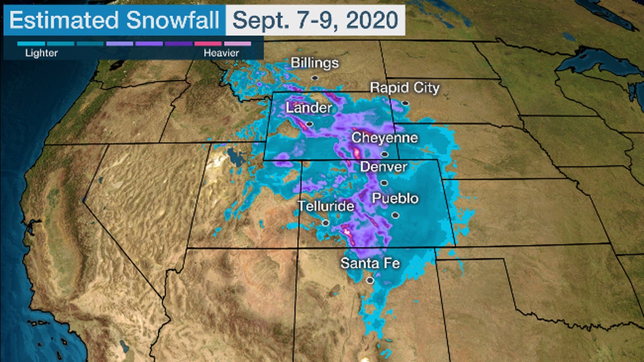 One Of The Earliest Snowstorms On Record Blankets The Front Range Of The Rockies With September Snow The Weather Channel Articles From The Weather Channel Weather Com