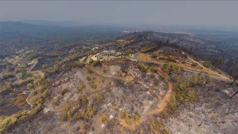 The City of Redding worked in collaboration with UAV pilots from Menlo Park Fire District, Alameda County Sheriff, Contra Costa Sheriff, and other agencies to capture and assess the damage from recent wildfires. (City of Redding)