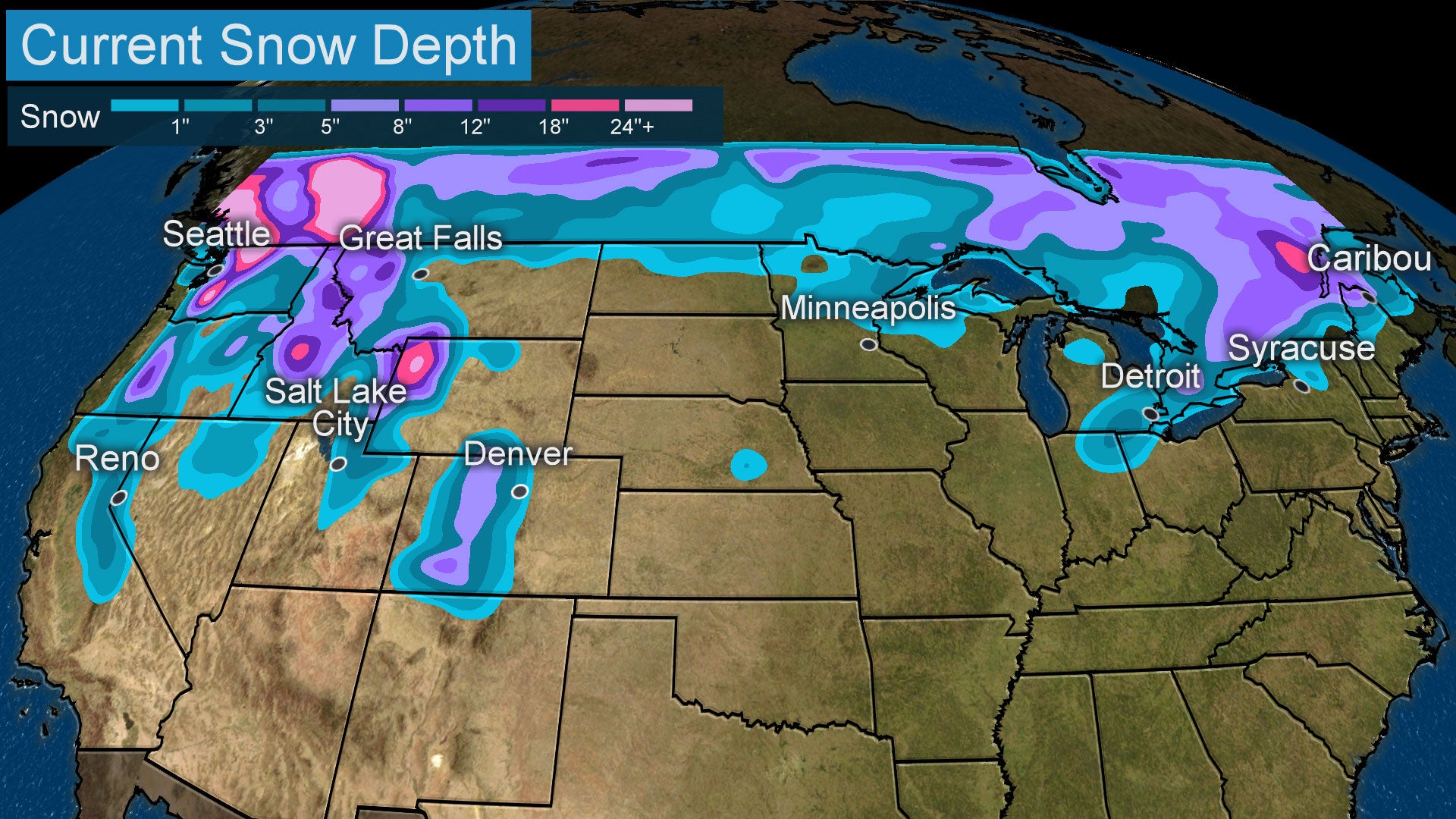 Current Snow Coverage Map Here's Where This Season's Snowfall Is Off To A Strong Start And What It  Could Mean This Winter | The Weather Channel - Articles From The Weather  Channel | Weather.com