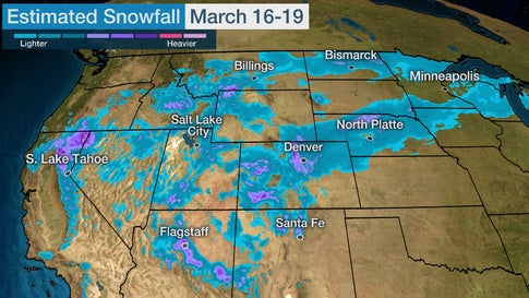 Winter Storm Brought Snow And Gusty Winds To The Plains Upper