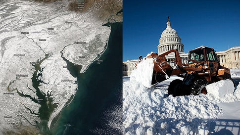 10 Years Ago Twin Snowmageddon Snowstorms Paralyzed Washington D C And Mid Atlantic The Weather Channel