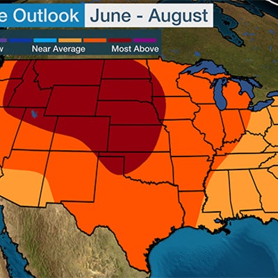 Summer Temperature Outlook Hotter Than Average In West Plains But Not As Hot In Northeast The Weather Channel Articles From The Weather Channel Weather Com Summer Outlook 2022
