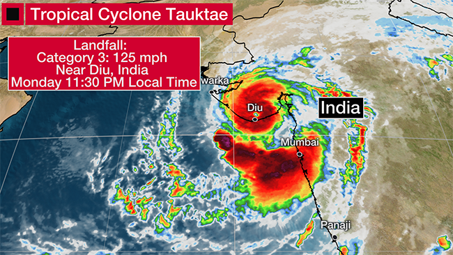 Tropical Cyclone Tauktae Tied Strongest Landfall On Record In India S Gujarat State The Weather Channel Articles From The Weather Channel Weather Com