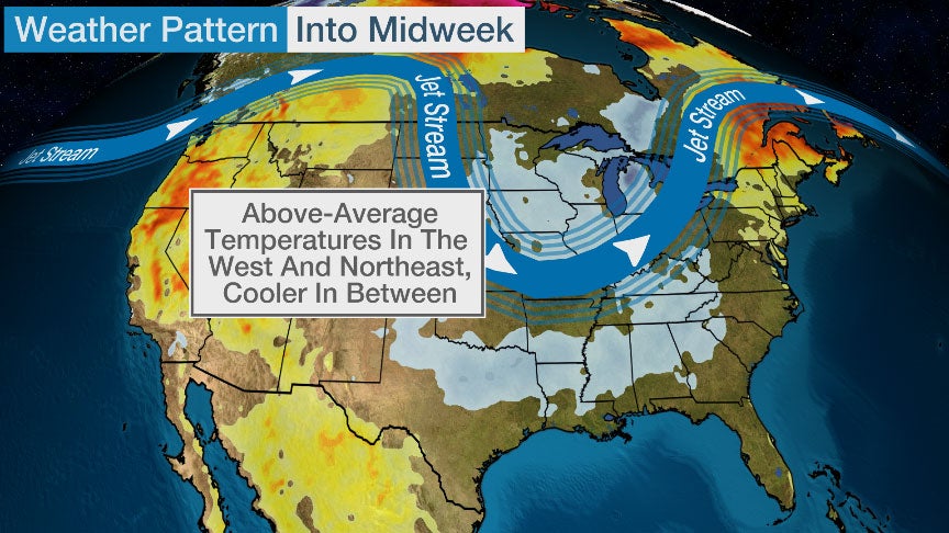 Hot Temperatures Persist in the West and Northeast, But Some Heat ...