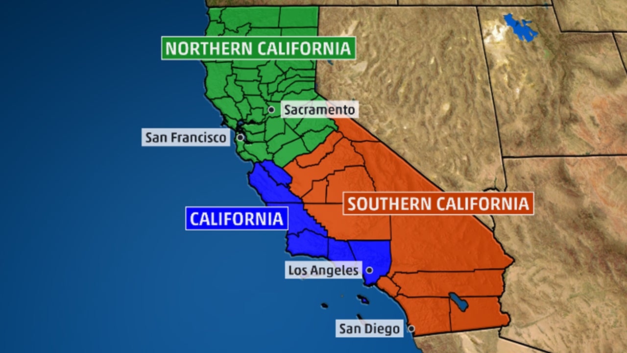 Split Map Cal California Split Into Two States Heidi On X: