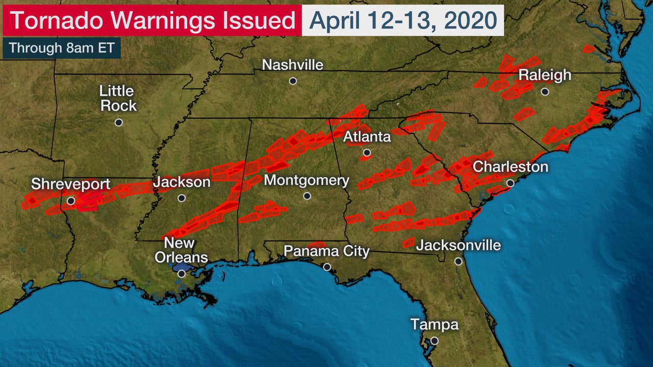Easter Tornado Outbreak Spawns 140 Tornadoes From Texas To Maryland Recap The Weather Channel Articles From The Weather Channel Weather Com Tornadoes In Atlanta March 19 2022 Map