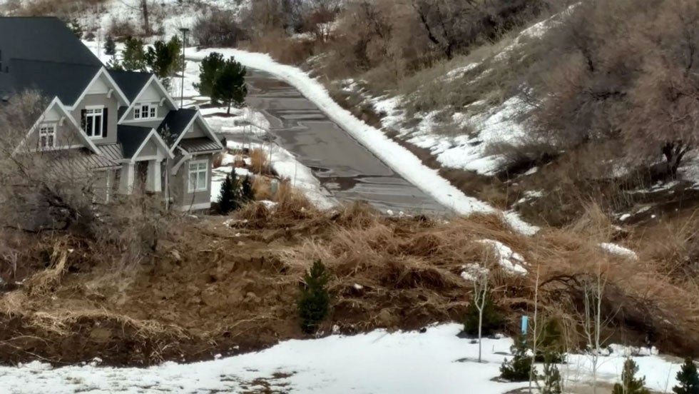 Melting Snow, Heavy Rain Triggers Flood, Mudslide in Tremonton, Utah