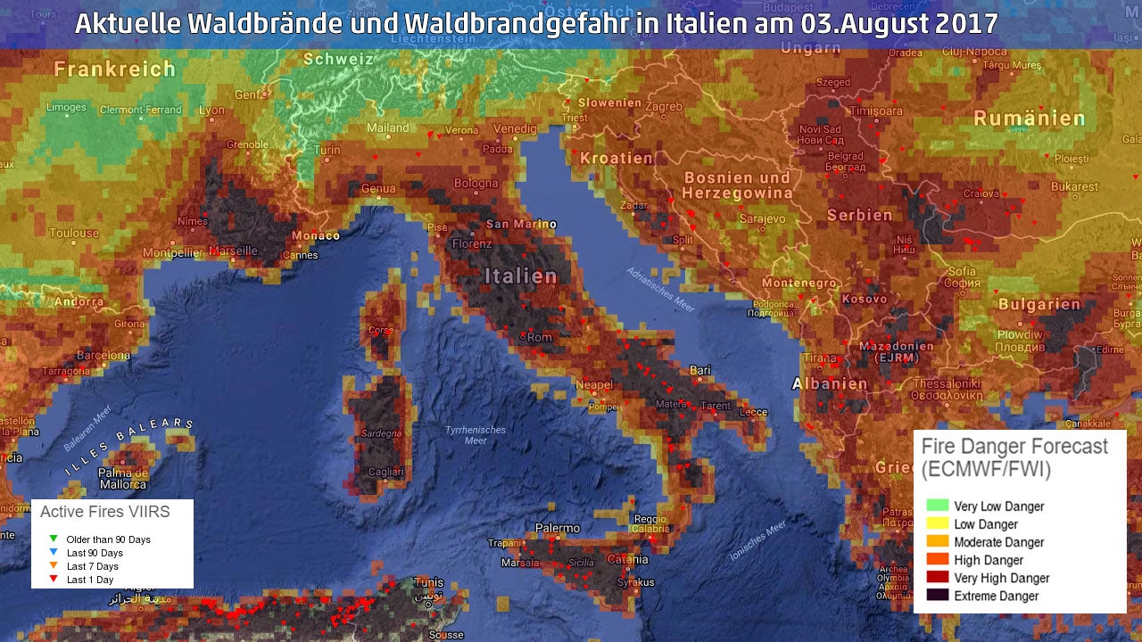 Wasserknappheit, Brände und Gesundheitsgefahr: Luzifer verbrennt