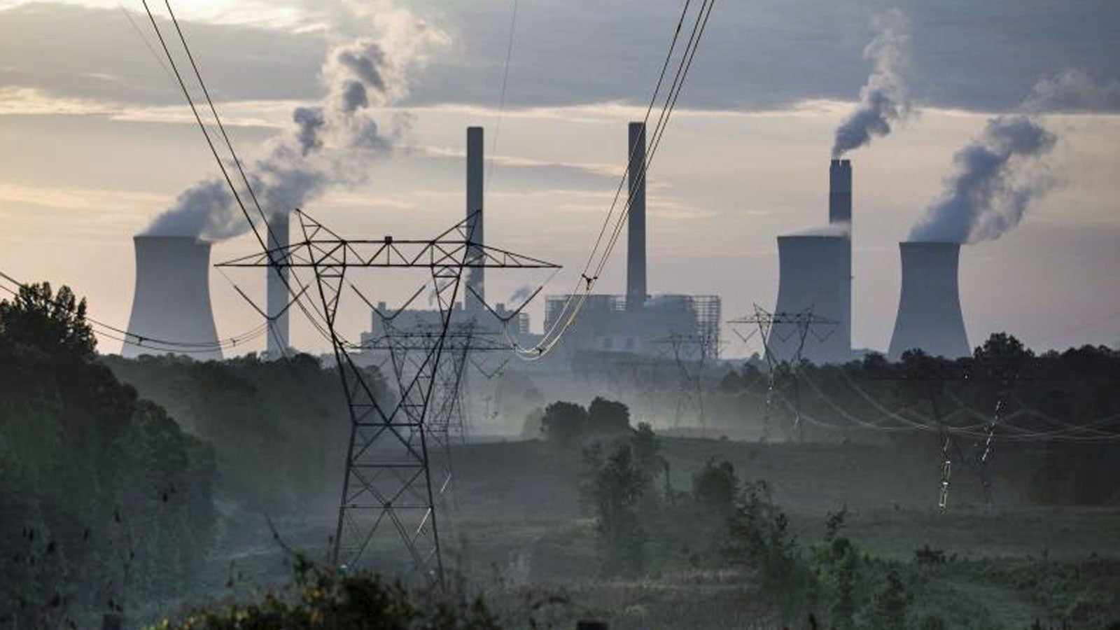 US-Kohlekraftwerk Scherer bei Juliette im US-Bundesstaat. dpa/Branden Camp