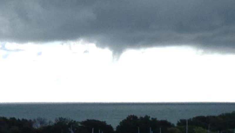Several Waterspouts Formed In The Great Lakes Over The Weekend Several Waterspouts Formed In The Great Lakes Over The Weekend