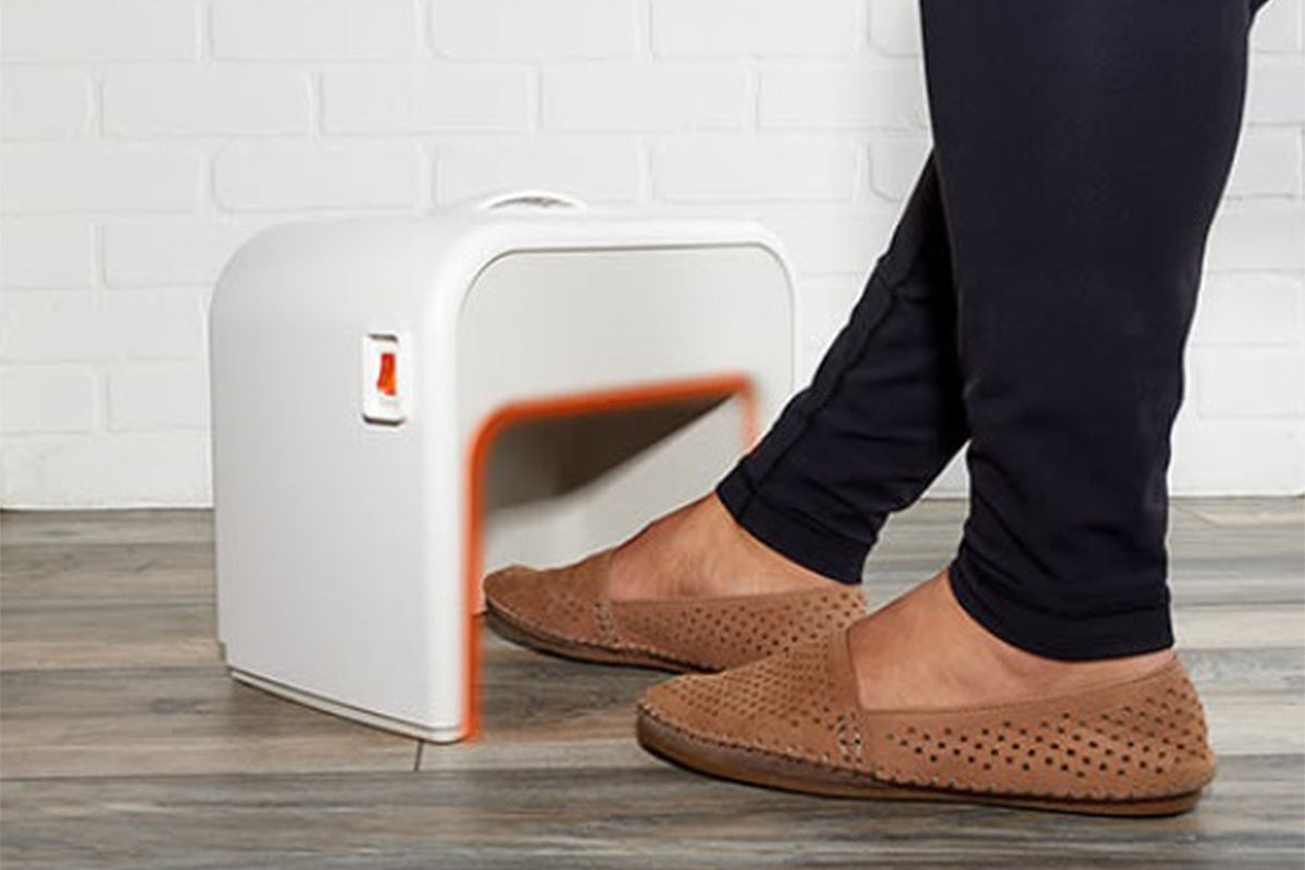 Keep Your Feet Warm With This Under-Desk Foot Heater | The Weather Channel