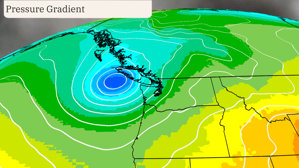 Weather Map Gradient Weather Words: Pressure Gradient | Weather Underground