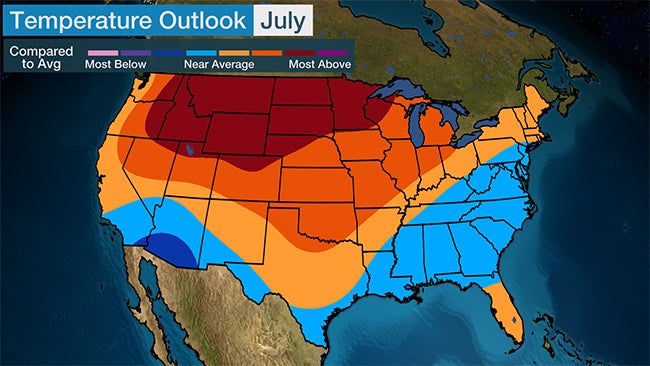 Summer Outlook Update Hotter Than Average Conditions Most Likely In