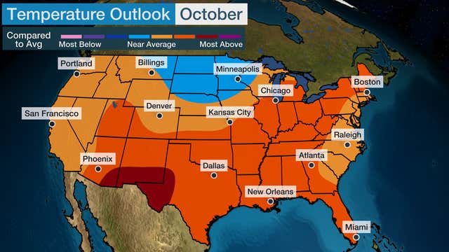 Fall Temperature Outlook For United States | Weather.com