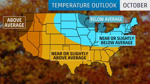 Fall, Early Winter 2018 Temperature Outlook: Chilly in October, Then ...