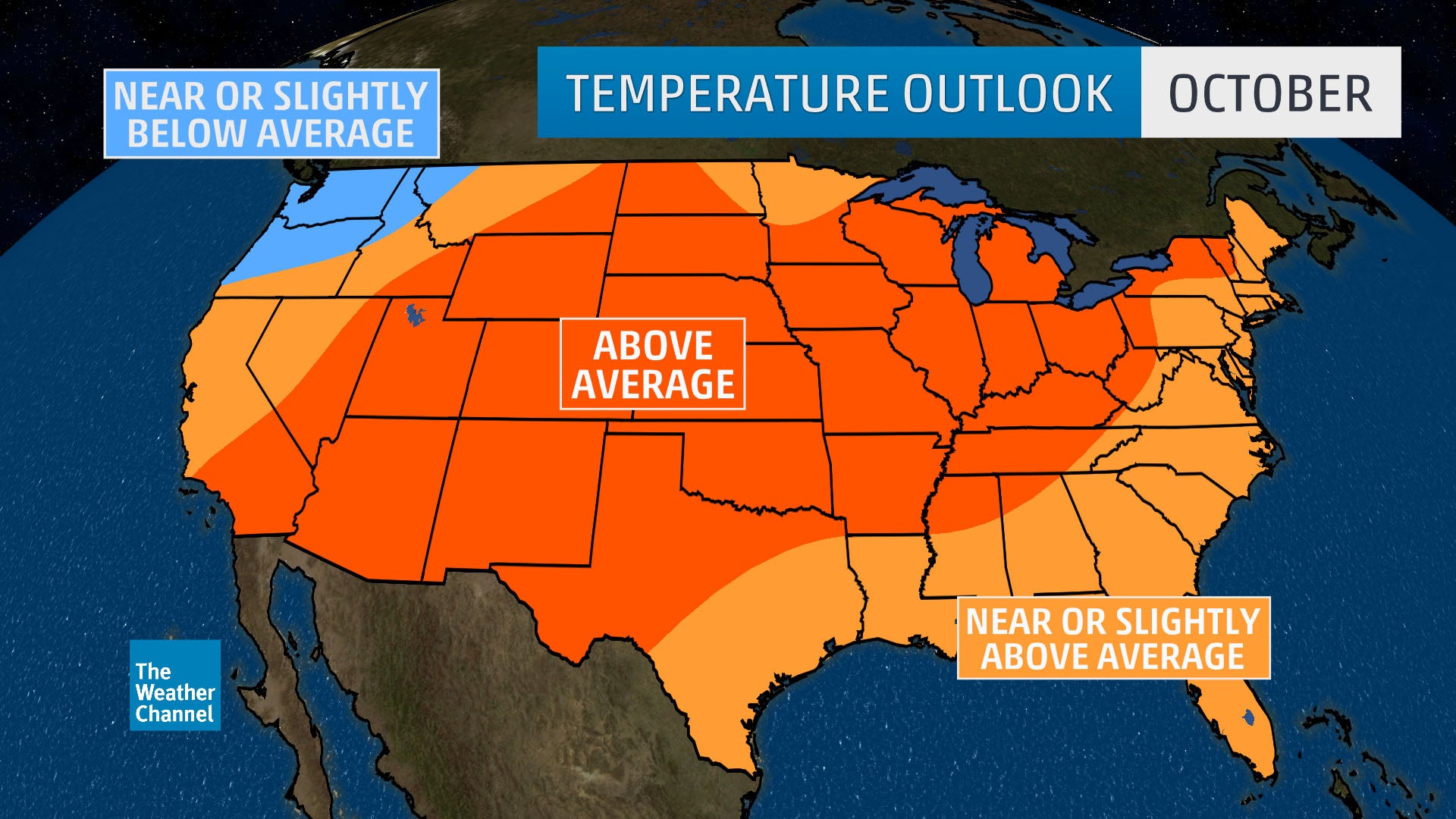 August Temperature Outlook Hot Temperatures Likely to Grip the West