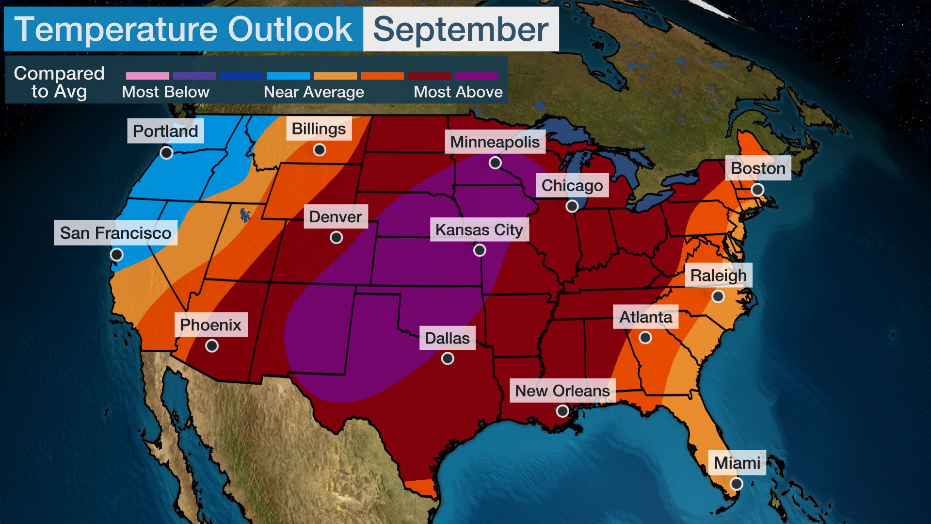 Average Weather In United States