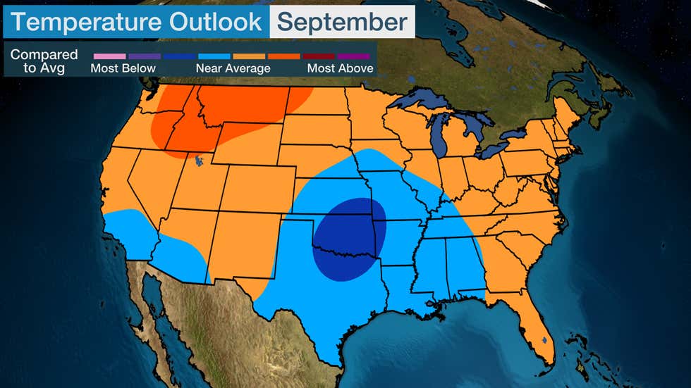 Fall Temperature Outlook: Warmer Than Average Temperatures to Grow More ...