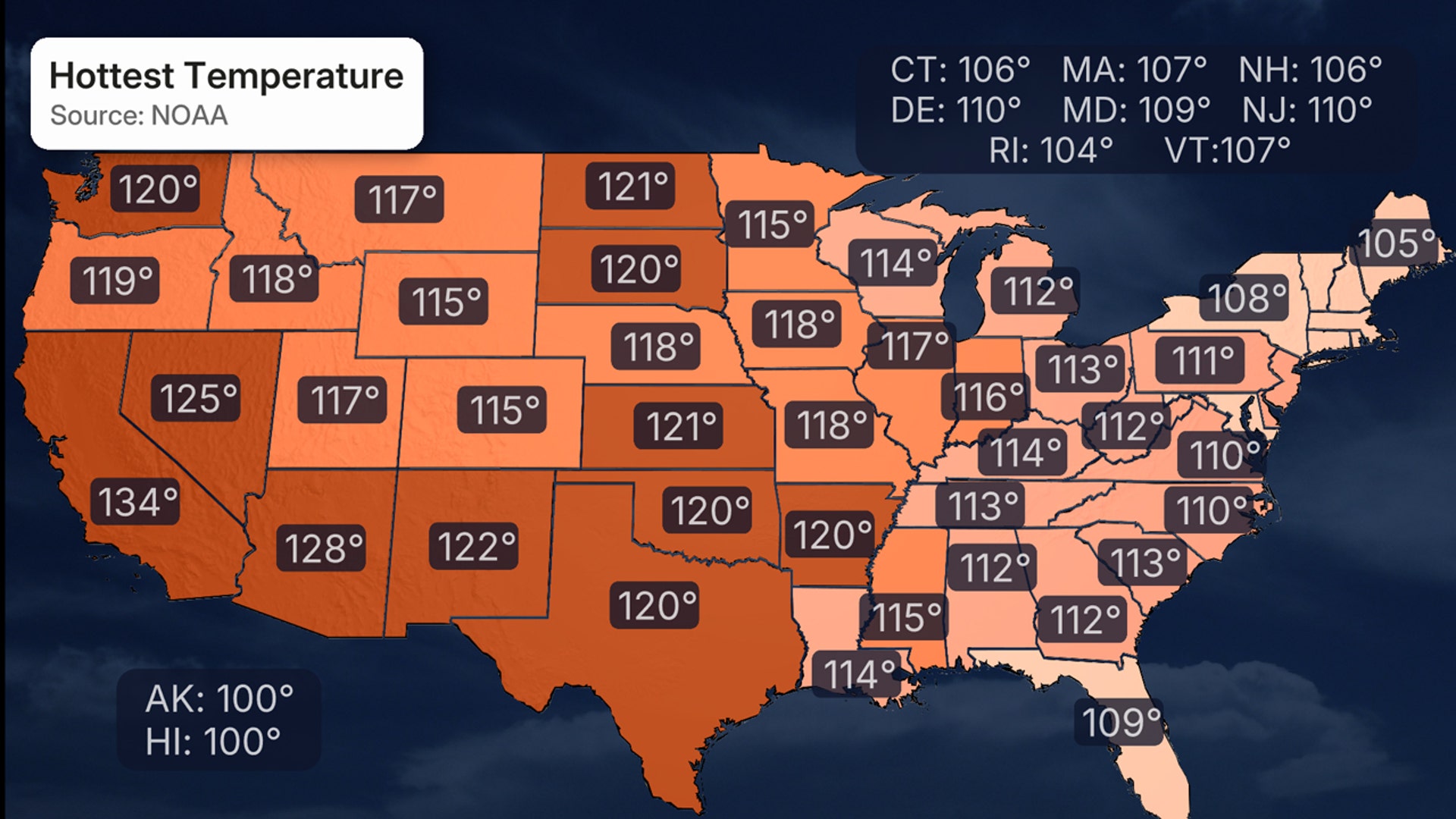 What s The Hottest Temperature In All 50 United States One Map Tells what-s-the-hottest-temperature-in-all-50-united-states-one-map-tells
