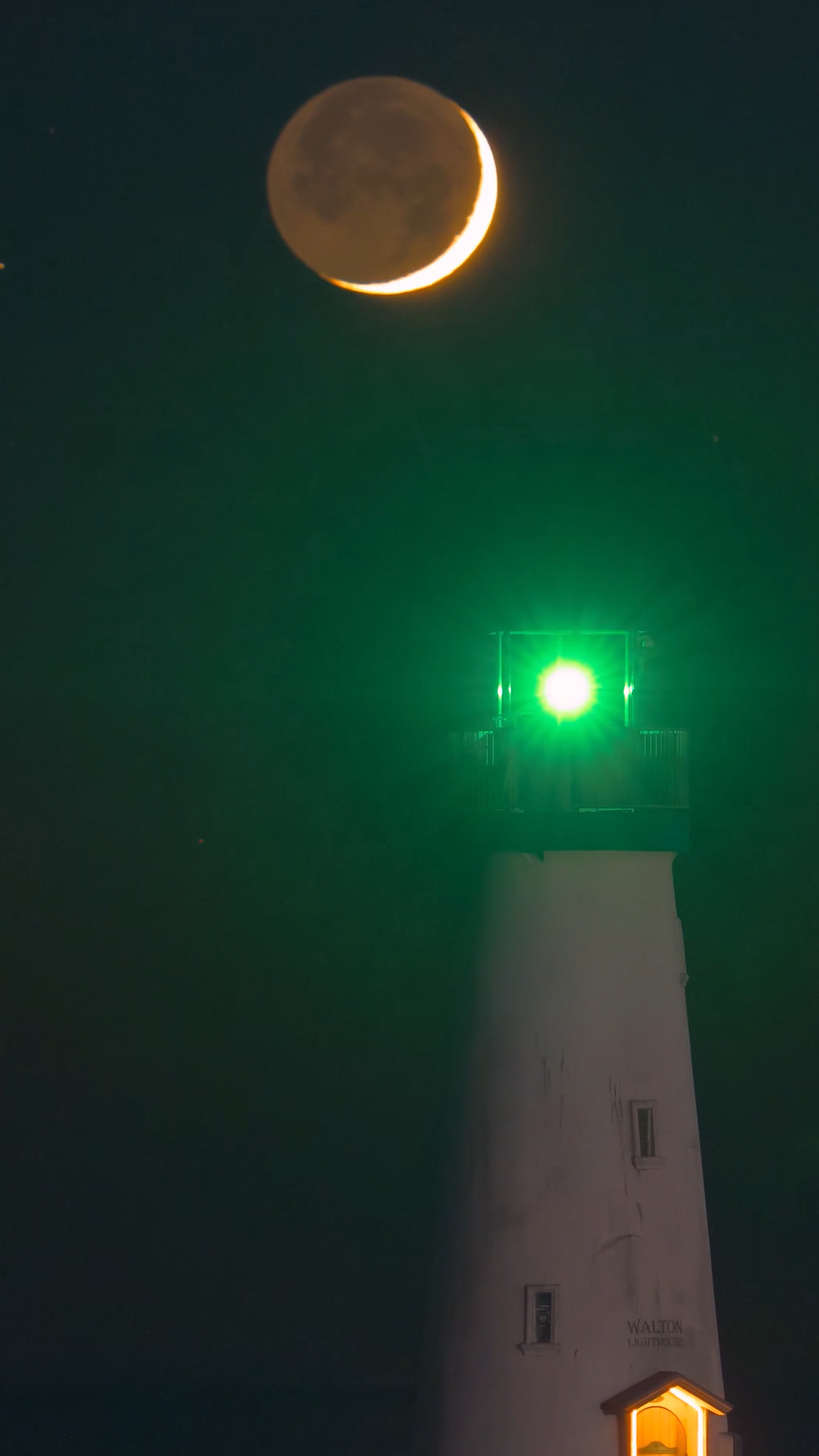 Earth Lights Up The Moon