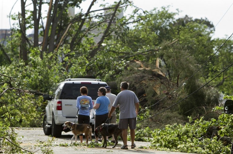 Photos Tornado Damage in Hampton, Va. The Weather Channel