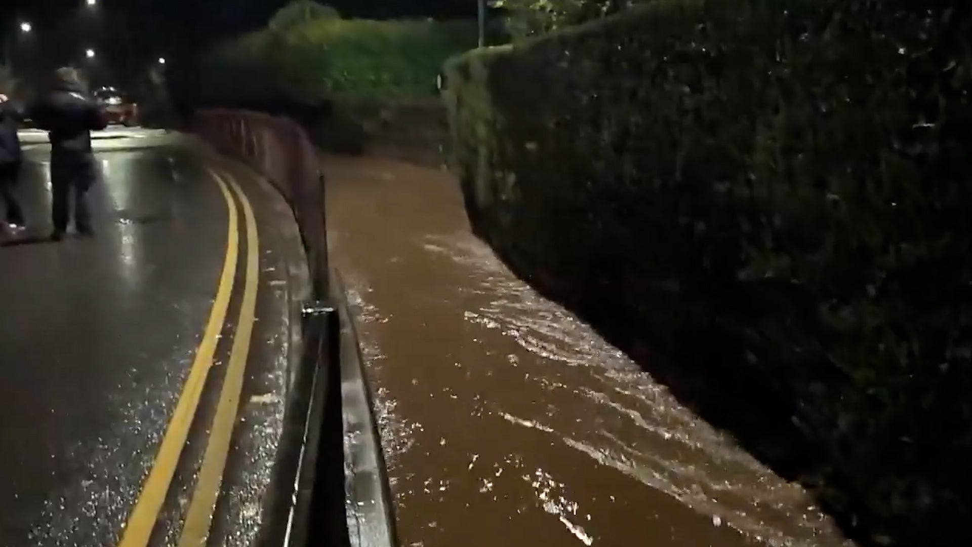 Wales Flooded As Storm Claudia Batters UK