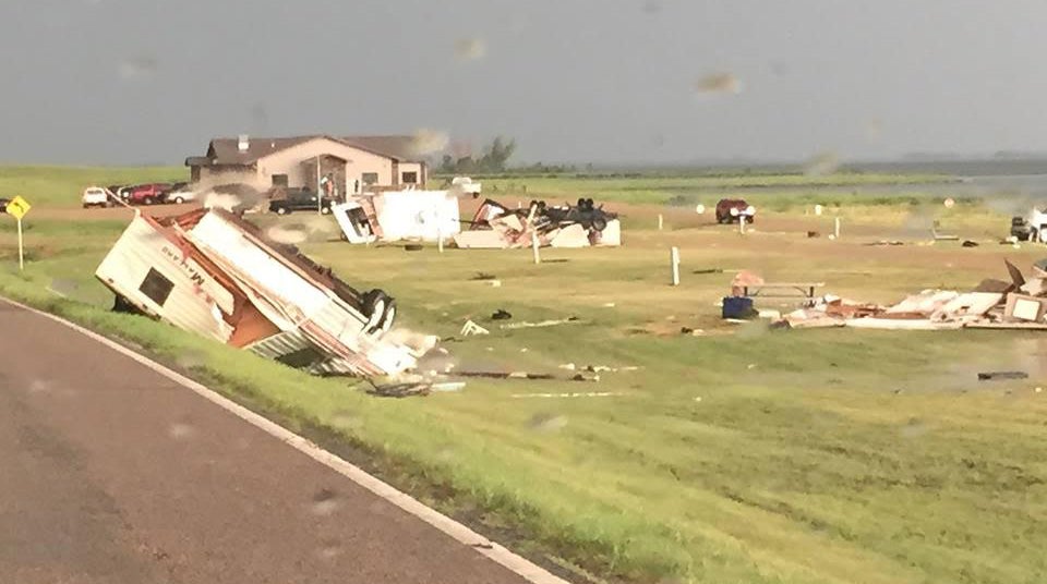 Tornado, Hail Slams Midwest; Around 225,000 Lose Power The Weather