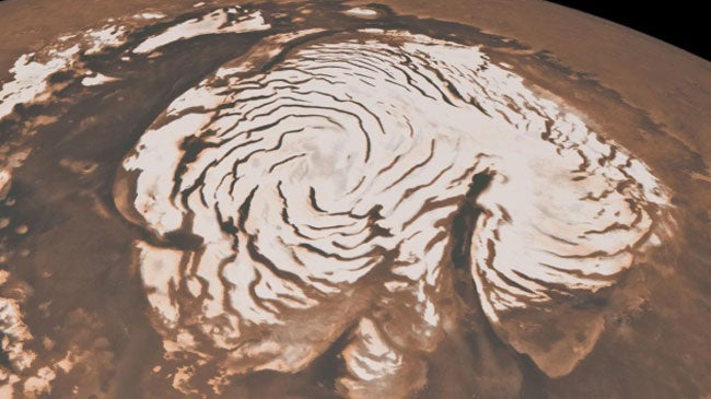 Mars Has Violent Nighttime Snowstorms, Which Could Threaten Future Missions