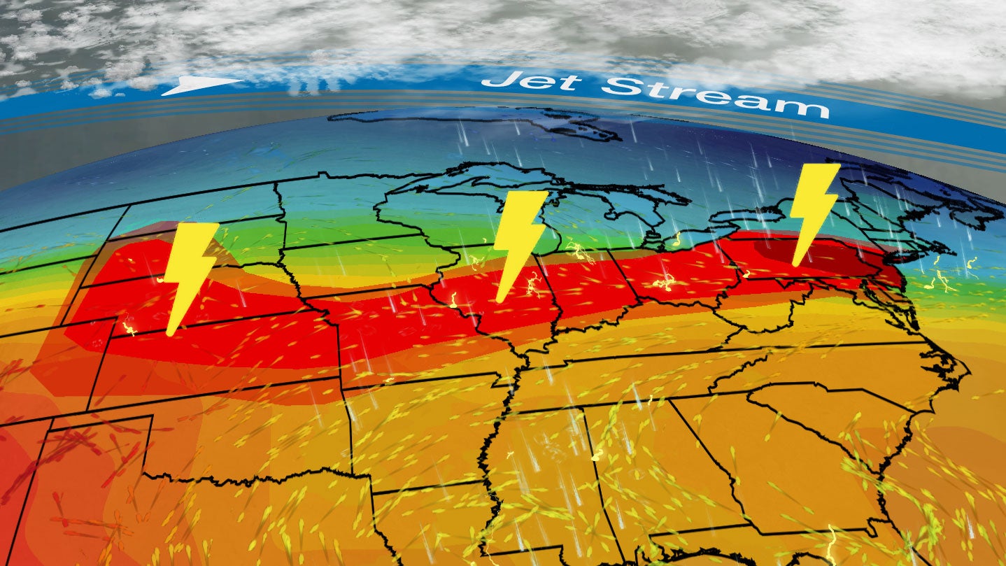Severe Thunderstorms Possible From the Northeast to the Plains as Hot