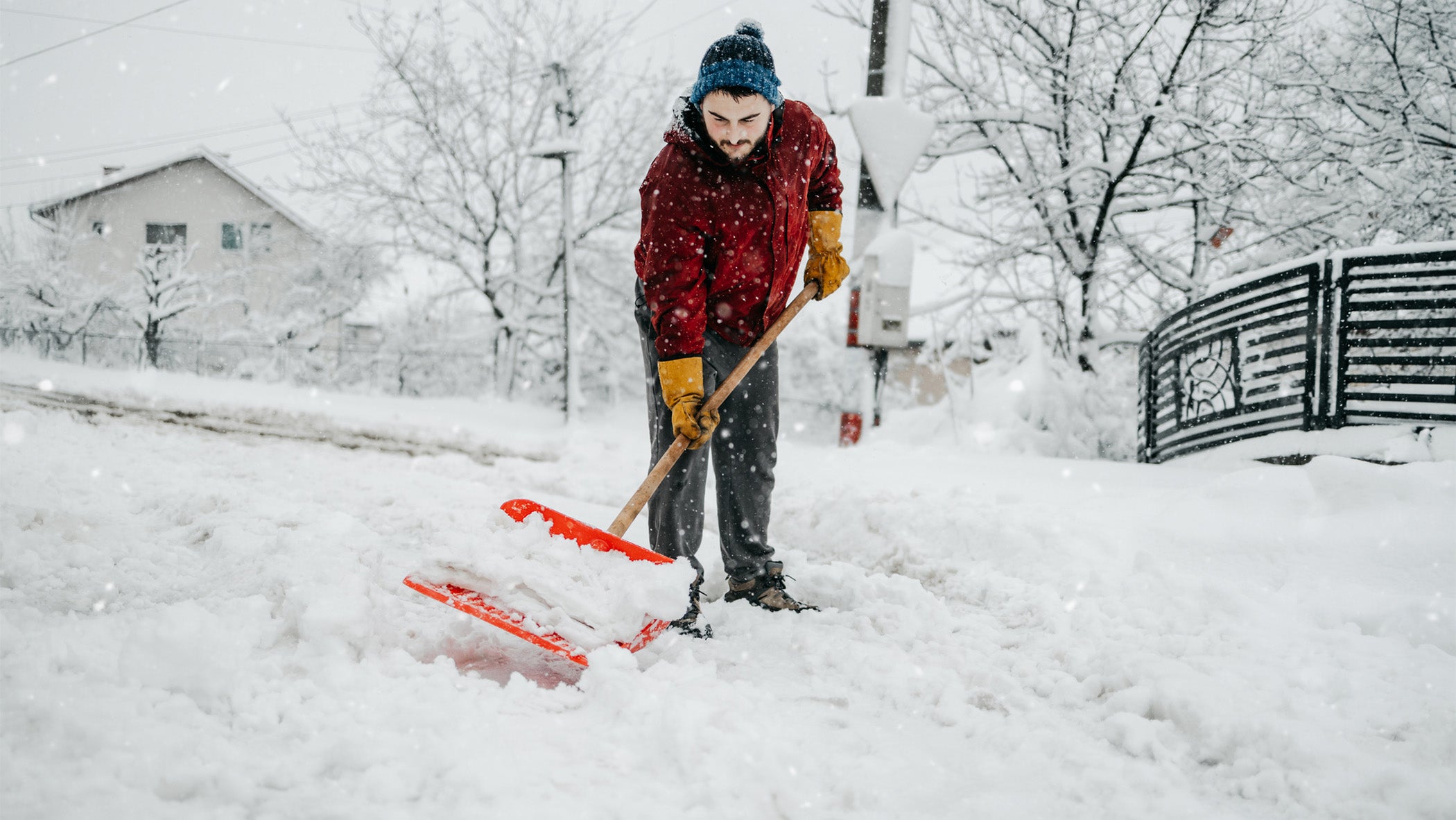 snow shoveling