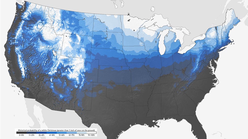 Chance Of White Christmas Map 2019 White Christmas 2018 Forecast: What Are Your Chances of Seeing Chance Of White Christmas Map 2019 White Christmas 2018 Forecast: What Are Your Chances of Seeing
