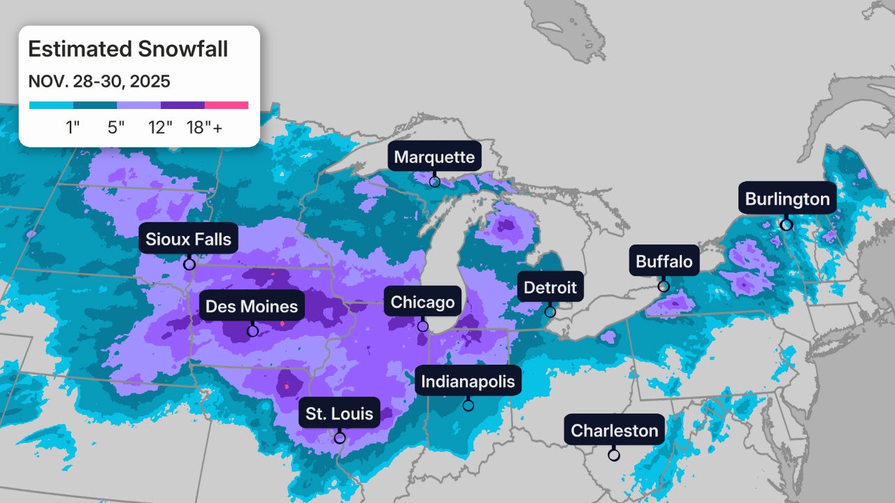 Winter Storm Bellamy Midwest