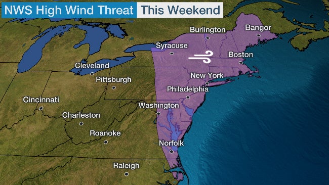 bomb cyclone forecast high winds