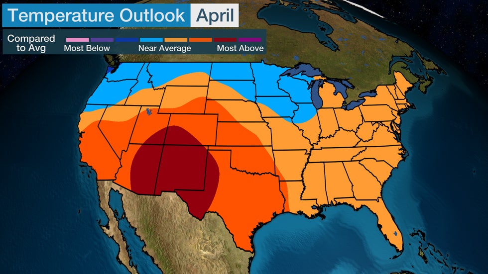 Christmas Temperature In 2022 Above Average Spring Temperatures Could Grow More Expansive By June | The  Weather Channel - Articles From The Weather Channel | Weather.com