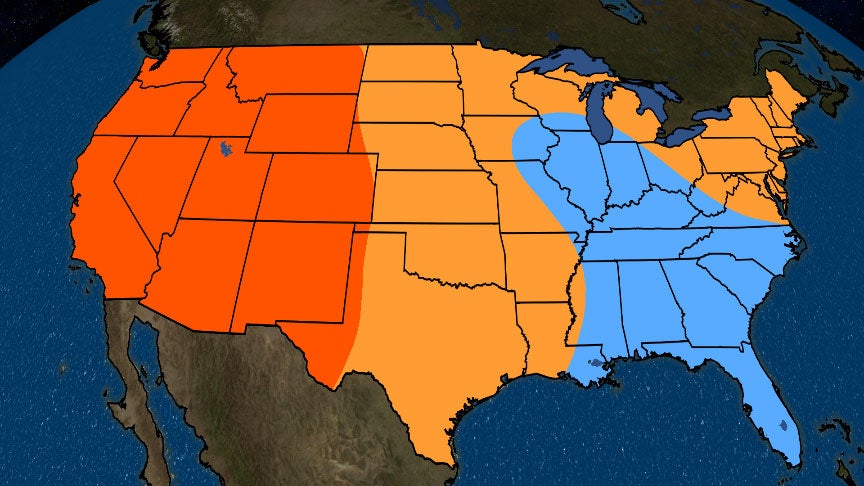 Summer 2018 Temperature Outlook: Hotter Than Average Across the West, Near or Cooler Than Average in Parts of Southeast, Midwest