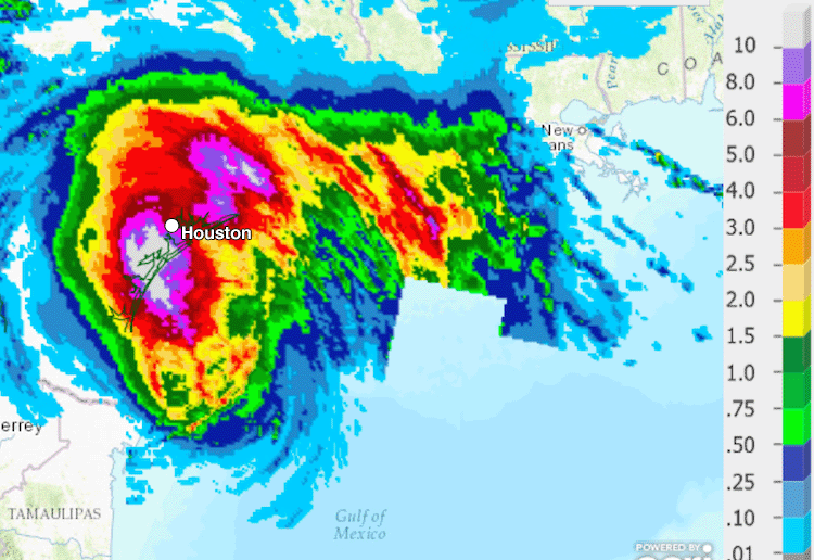 harvey rain totals today harvey rain totals today