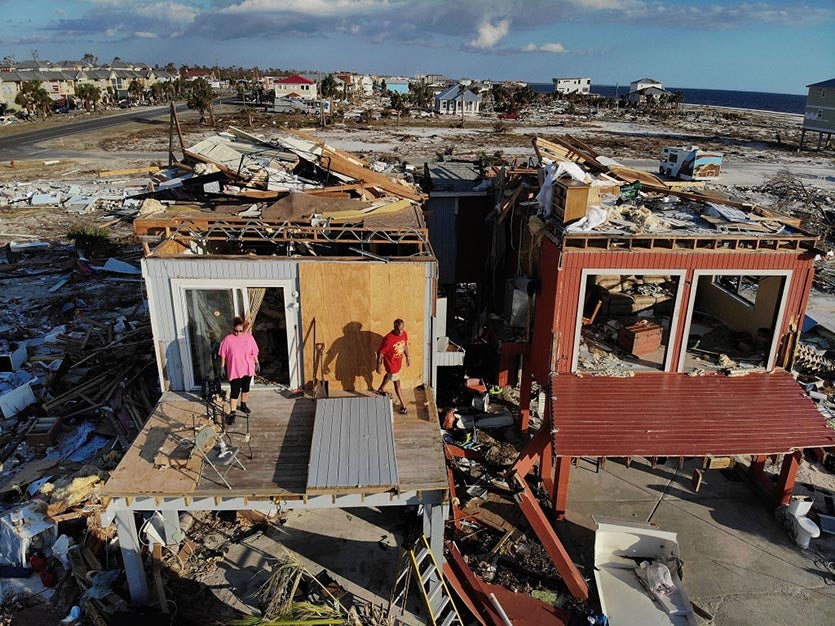 Hurricane Michael damage Hurricane Michael damage