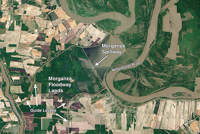 Mississippi River’s Spillway Expected to Open For 3rd Time in